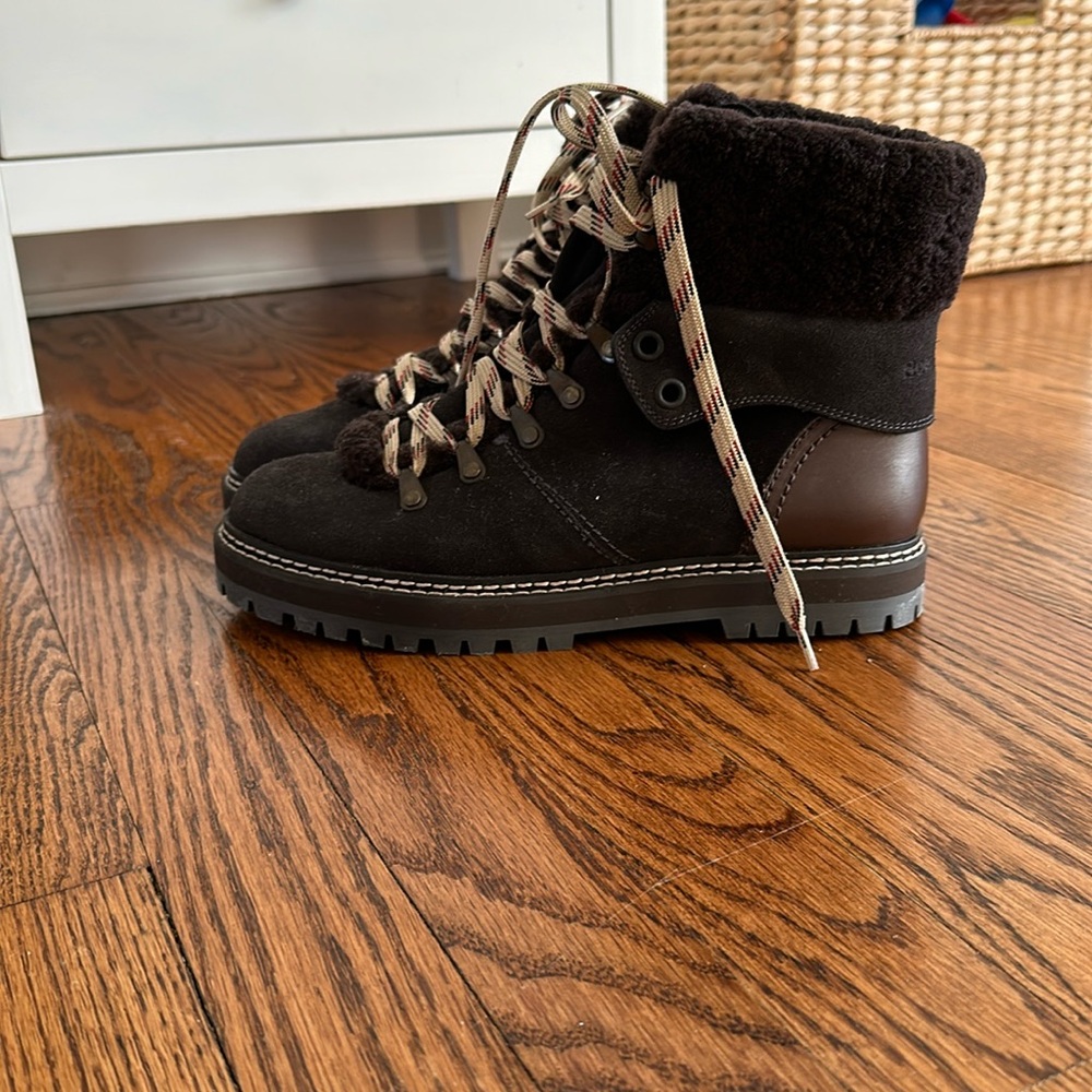 See by Chloe Suede and Shearling Boots size 41